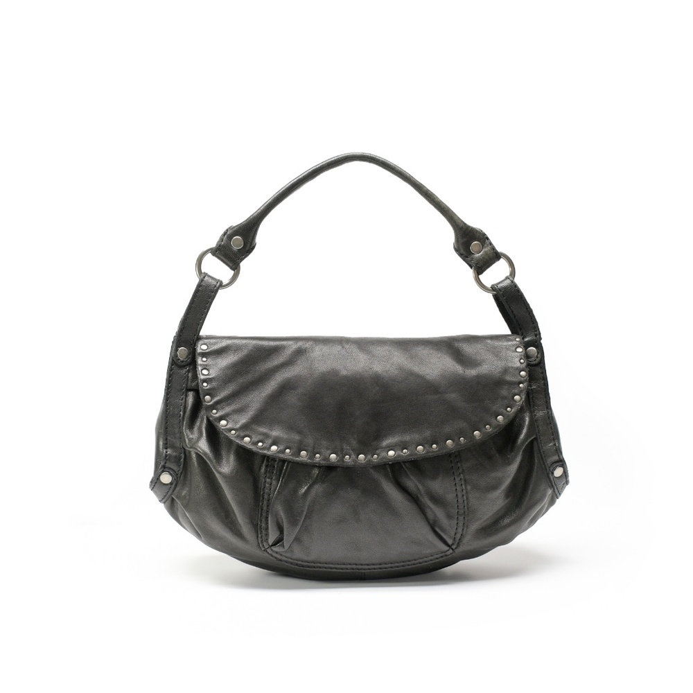 LUCKY BRAND Soft Black Leather Hobo Bag